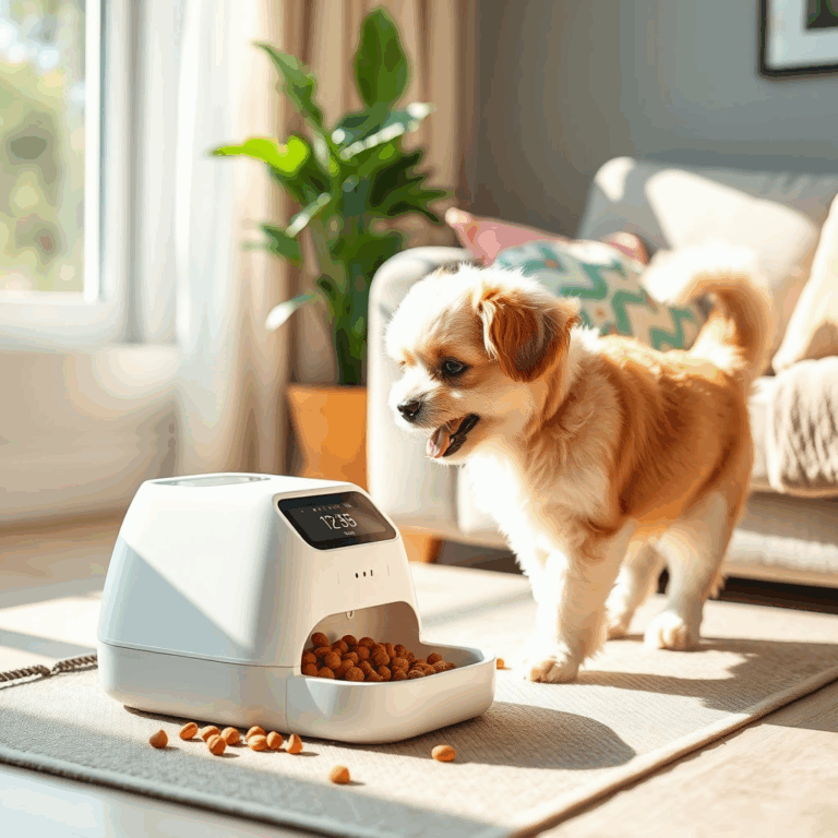 auto feeder dog