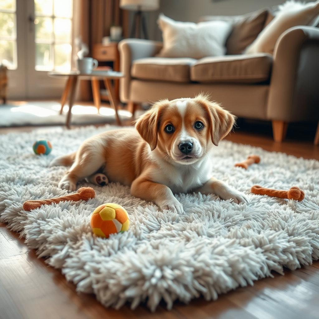 puppy at home